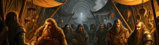 Local merchants selling their wares at one of the many markets located in Moria.